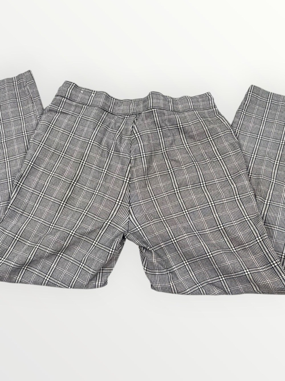 Jules & Leopold Gray Check Stretch Waist